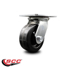 Service Caster 5 Inch Heavy Duty Top Plate Phenolic Swivel Caster with Roller Bearing SCC SCC-35S520-PHR